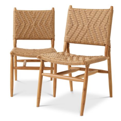 Outdoor Dining Chair Laroc set of 2